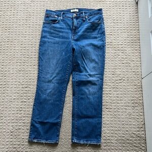 Madewell slim semi-boot jean